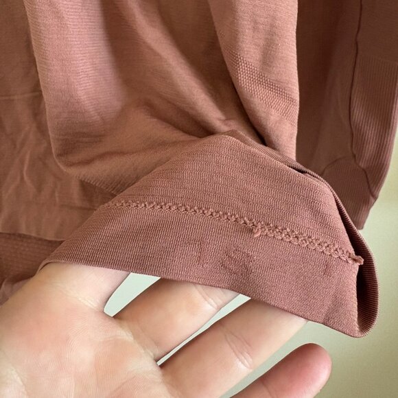 Lululemon Athletic Swiftly Tech Long Sleeve Shirt 2.0 Spiced Chai Women’s Sz 18 - Picture 8 of 8